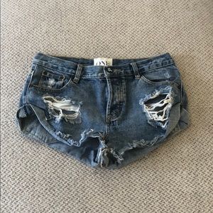 Denim Cut Off Shorts
